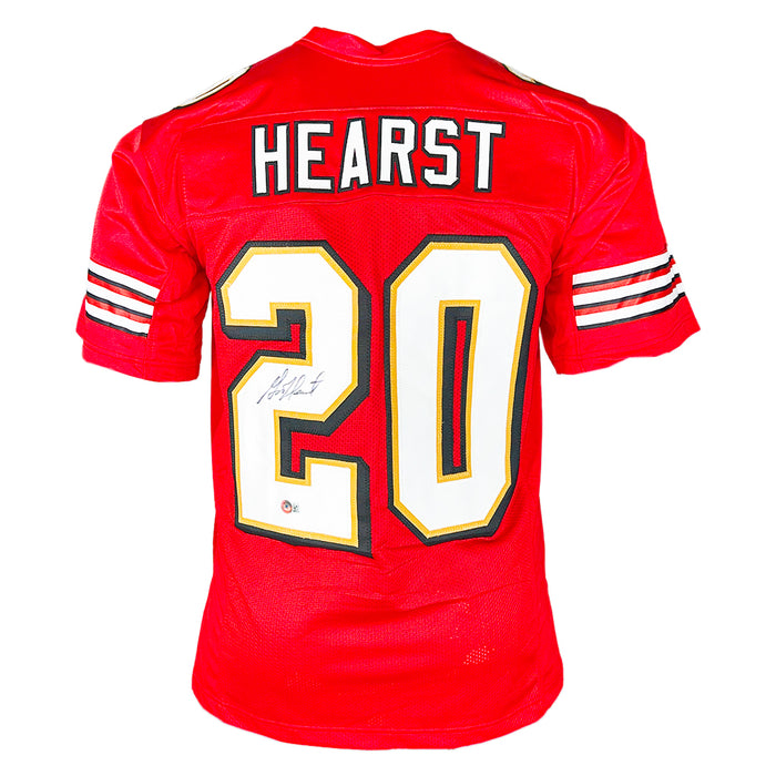 Garrison Hearst Signed San Francisco Red Football Jersey (Beckett)