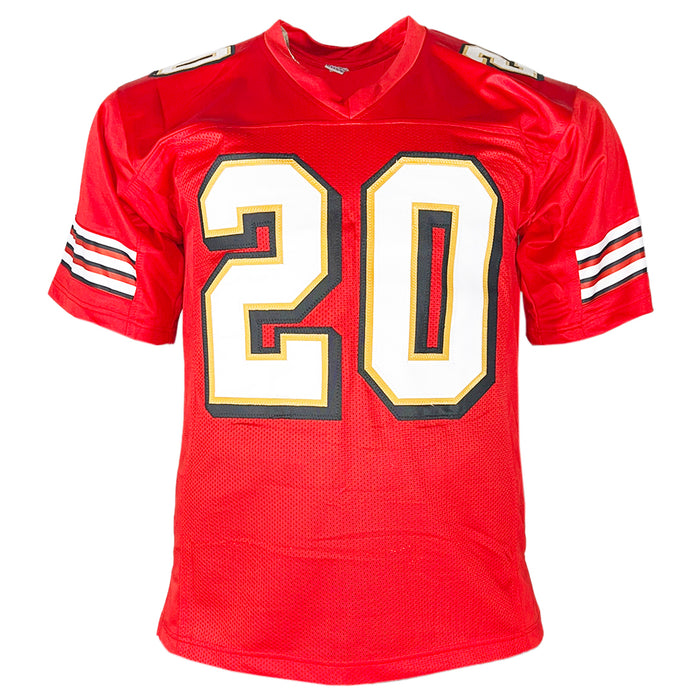 Garrison Hearst Signed San Francisco Red Football Jersey (Beckett)