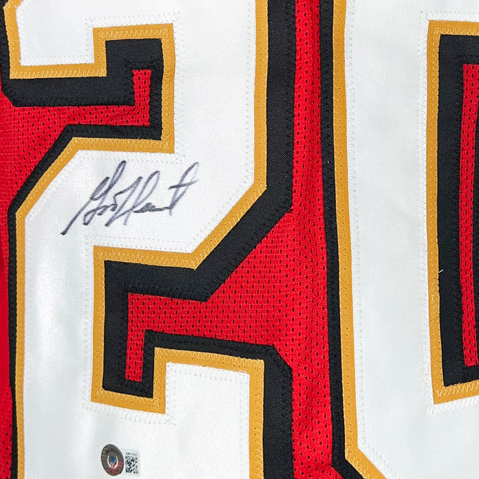 Garrison Hearst Signed San Francisco Red Football Jersey (Beckett)