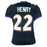 Derrick Henry Signed Baltimore Black Game Style Football Jersey (PSA)