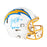 Justin Herbert Signed Bolt Up! Inscription Los Angeles Chargers Authentic Speed Full-Size Football Helmet (Beckett)