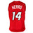 Tyler Herro Signed Miami Red Basketball Jersey (JSA)