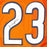 Devin Hester Signed Chicago Orange Game Style Football Jersey (JSA)