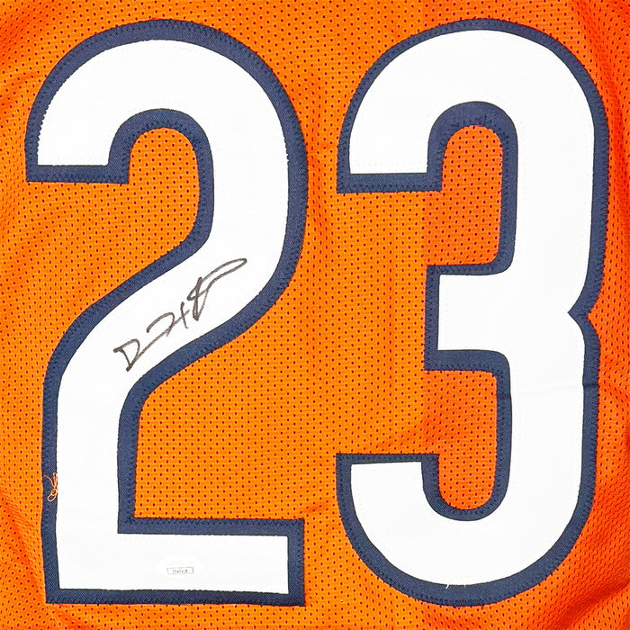 Devin Hester Signed Chicago Orange Game Style Football Jersey (JSA)