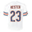 Devin Hester Signed Chicago White Football Jersey (JSA)