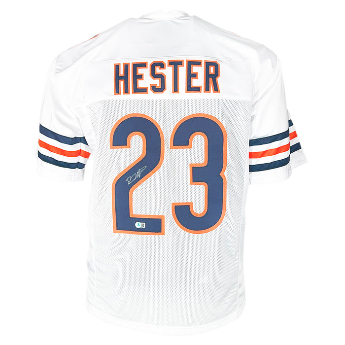 Devin Hester Signed Chicago White Football Jersey (JSA)