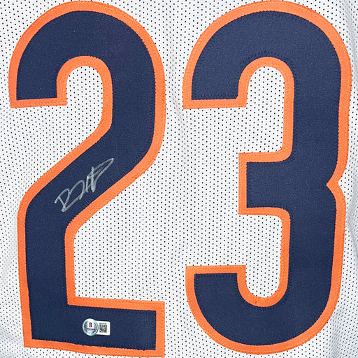Devin Hester Signed Chicago White Football Jersey (Beckett)