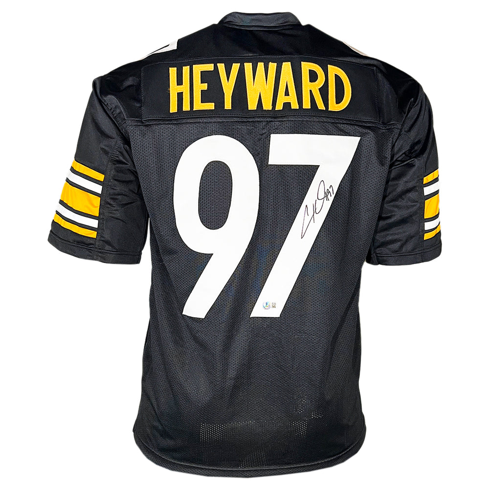 Cam Heyward Signed Pittsburgh Black Football Jersey (Beckett)