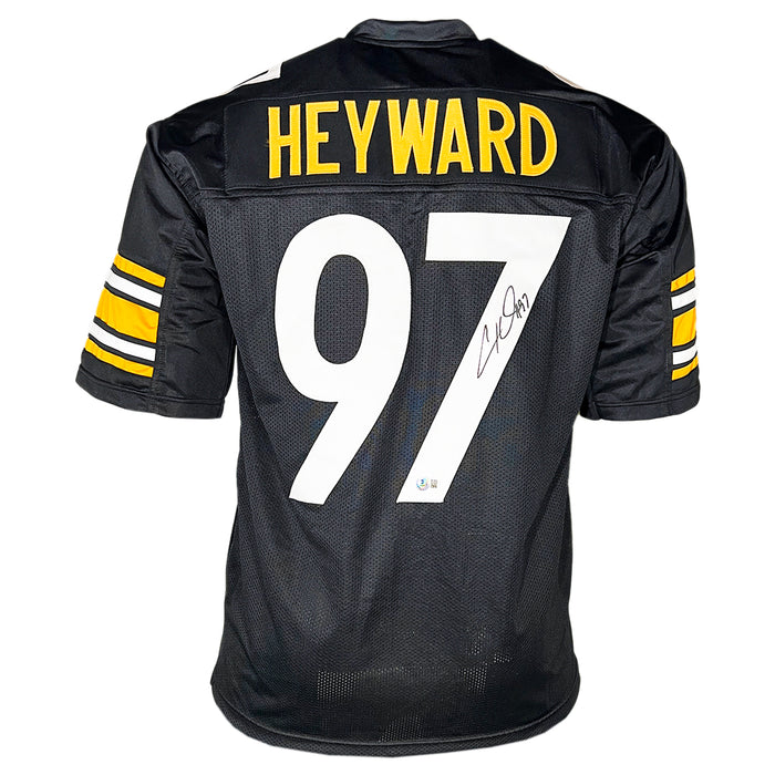 Cam Heyward Signed Pittsburgh Black Football Jersey (Beckett)