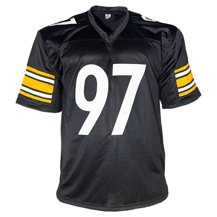 Cam Heyward Signed Pittsburgh Black Football Jersey (Beckett)