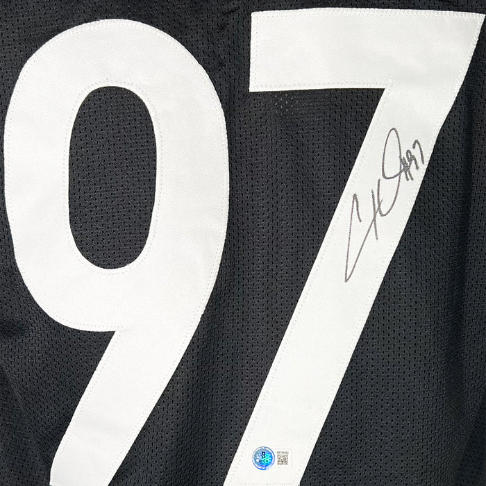 Cam Heyward Signed Pittsburgh Black Football Jersey (Beckett)