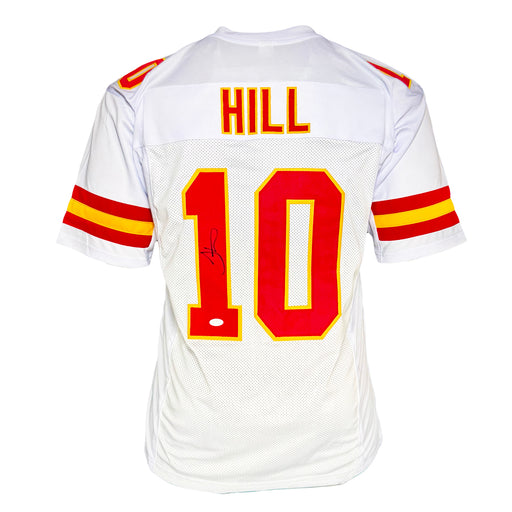 Tyreek Hill Signed Kansas City White Football Jersey  (JSA)