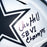 Calvin Hill Signed SBVI Champs Inscription Dallas Cowboys Rave Mini Football Helmet (Beckett)