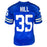 Calvin Hill Signed 69 ROY Inscription Dallas Royal Blue Football Jersey (Beckett)