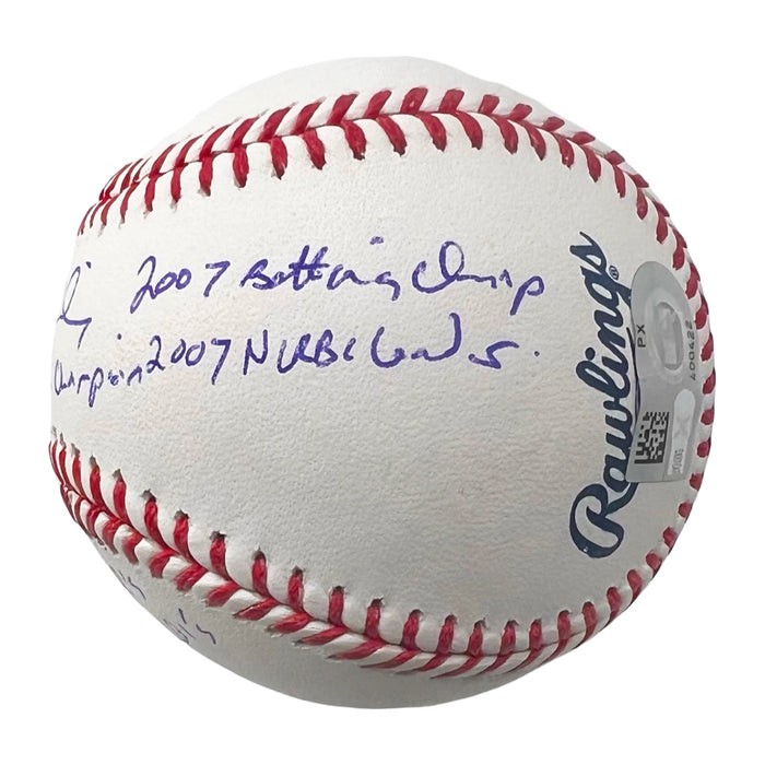 Matt Holliday Signed Multi-Inscription Rawlings Official Major League Baseball (MLB)