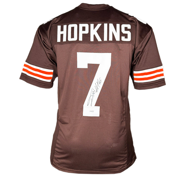 Dustin Hopkins Signed Cleveland Brown Football Jersey (JSA)