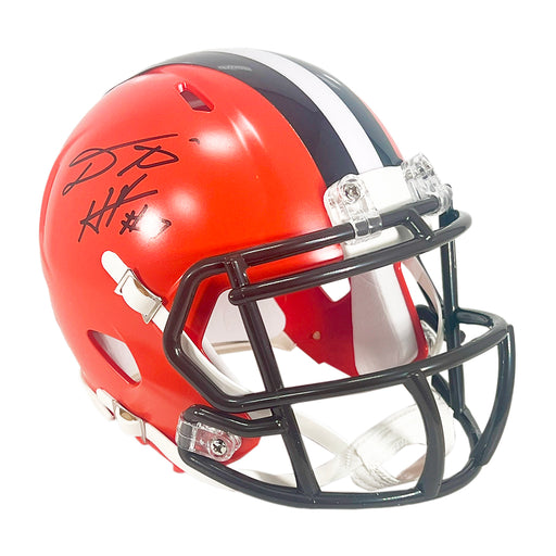Dustin Hopkins Signed Cleveland Browns Speed Mini Football Helmet (JSA)