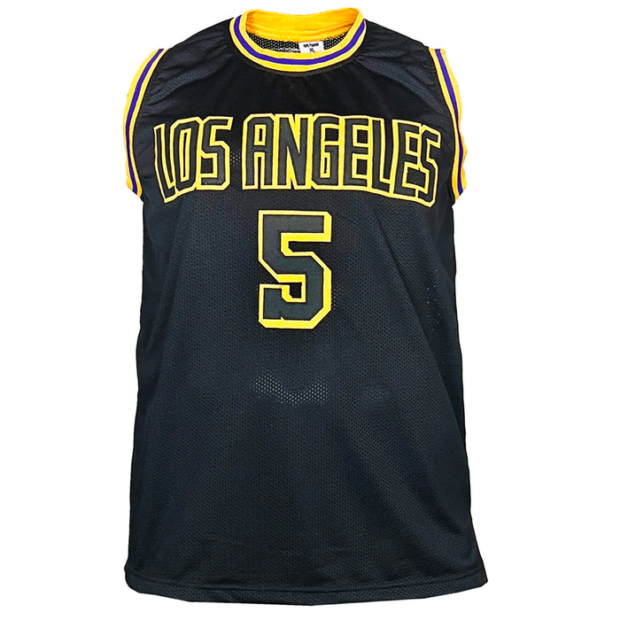 Robert Horry Signed Los Angeles Black Basketball Jersey (Beckett)
