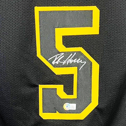 Robert Horry Signed Los Angeles Black Basketball Jersey (Beckett)