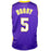 Robert Horry Signed Los Angeles Purple Basketball Jersey (Beckett)