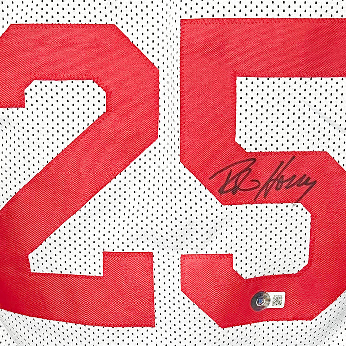 Robert Horry Signed Houston White Basketball Jersey (Beckett)