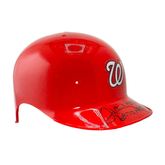 Frank Howard Signed 68/70 HR King Inscription Washington Senators Mini Baseball Helmet (JSA)