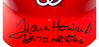 Frank Howard Signed 68/70 HR King Inscription Washington Senators Mini Baseball Helmet (JSA)