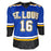 Brett Hull Signed St. Louis Modern Blue Hockey Jersey (JSA)