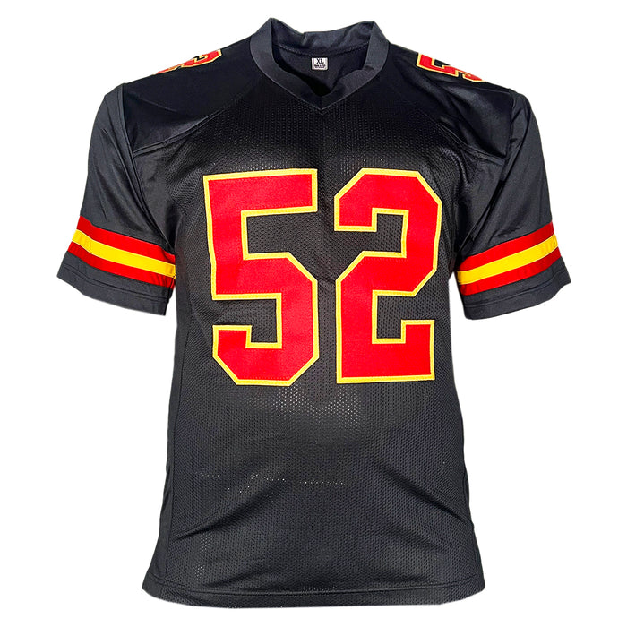 Creed Humphrey Signed Kansas City Black Football Jersey (JSA)