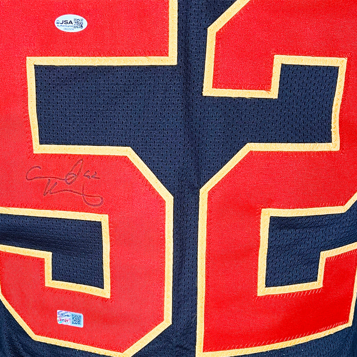 Creed Humphrey Signed Kansas City Black Football Jersey (JSA)
