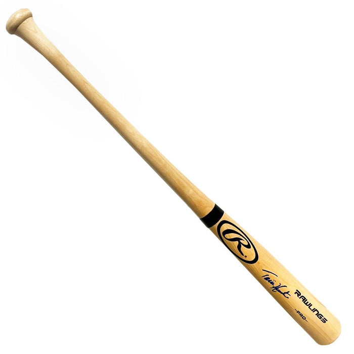 Torii hunter Signed Rawlings Blonde Baseball Bat (Beckett) - RSA