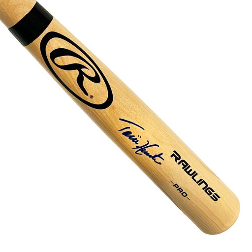 Torii hunter Signed Rawlings Blonde Baseball Bat (Beckett) - RSA