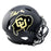 Travis Hunter Signed Colorado Buffaloes Speed Mini Black Football Helmet (Beckett)