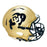 Travis Hunter Signed Colorado Buffaloes Speed Full-Size Replica Gold Football Helmet (Beckett)