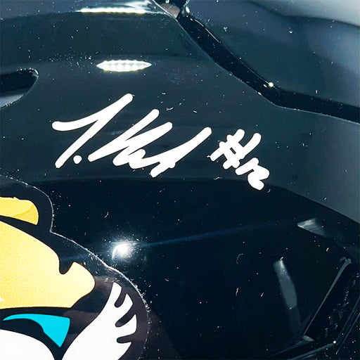 Travis Hunter Signed Jacksonville Jaguars Authentic SpeedFlex Full-Size Football Helmet (Beckett)