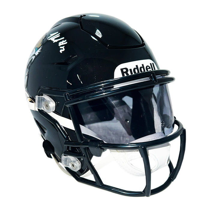 Travis Hunter Signed Jacksonville Jaguars Midi SpeedFlex Football Helmet (Beckett)