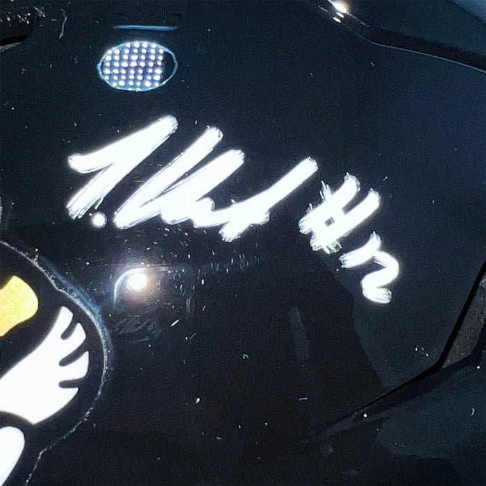 Travis Hunter Signed Jacksonville Jaguars Midi SpeedFlex Football Helmet (Beckett)
