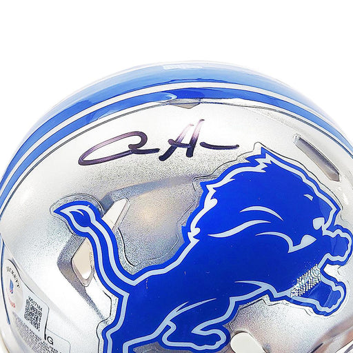 Aidan Hutchinson Signed Detroit Lions Speed Mini Football Helmet (Beckett)