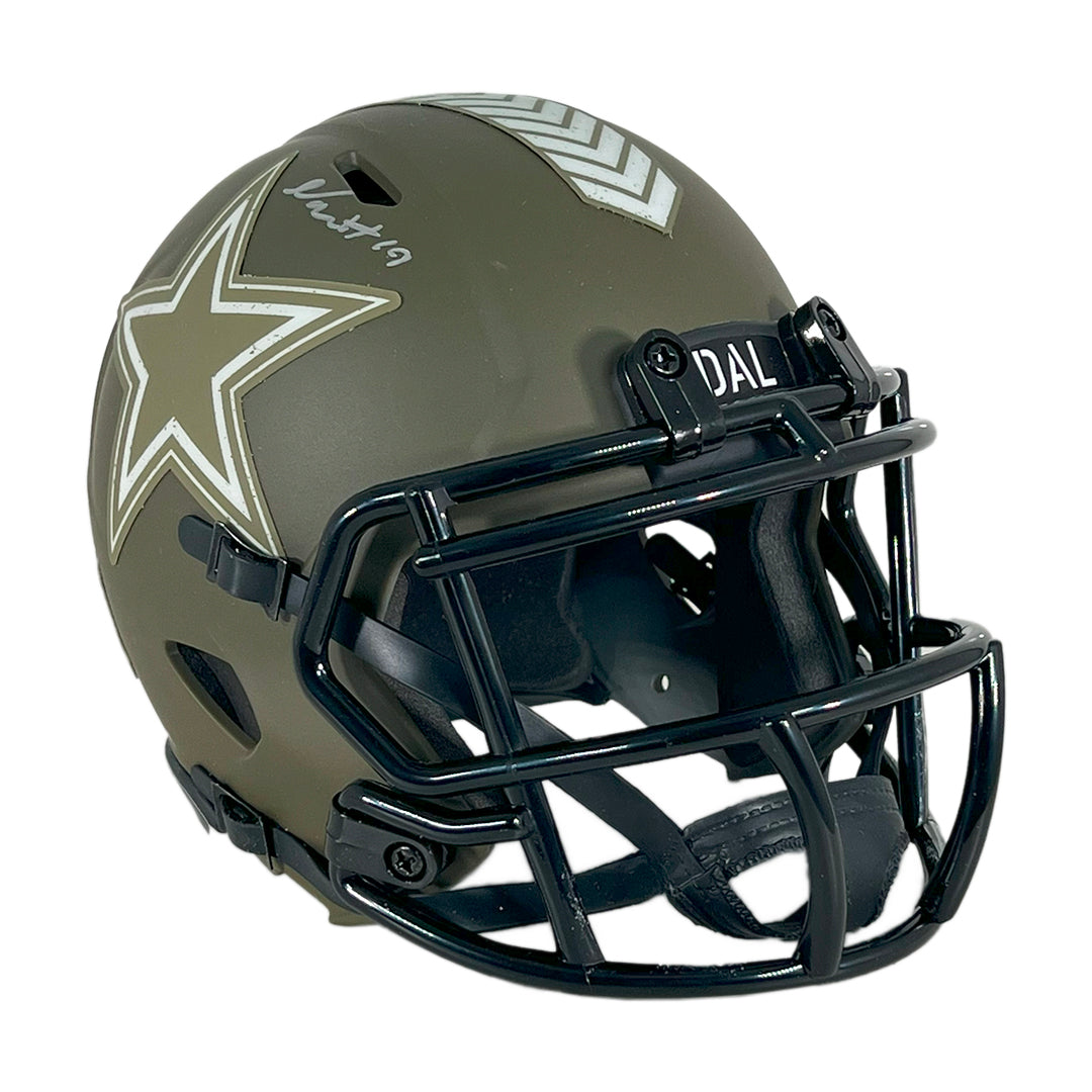 Noah Igbinoghene Signed Dallas Cowboys Salute to Service Mini Football ...