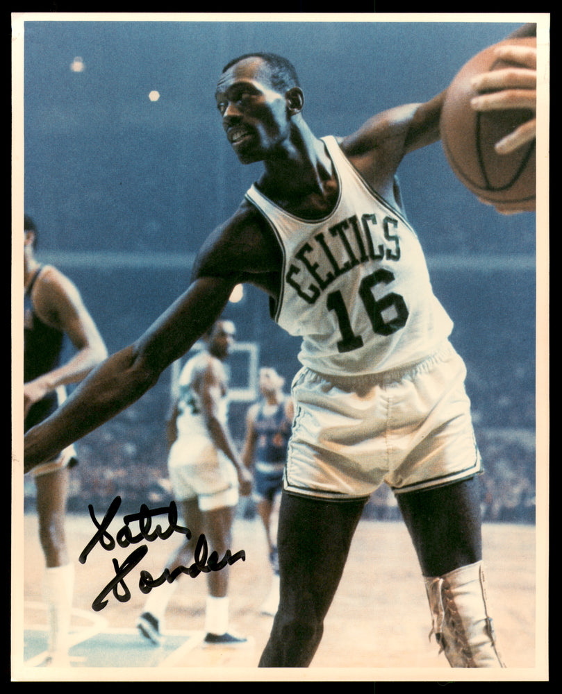 Tom "Satch" Sanders Autographed 8x10 Photo Boston Celtics