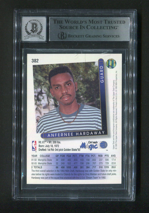 1993-94 Upper Deck #382 Anfernee Penny Hardaway BGS 10 Autograph