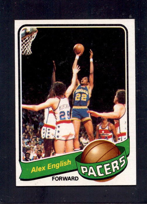 1979-80 Topps #31 Alex English Indiana Pacers Rookie Basketball Cards - RSA