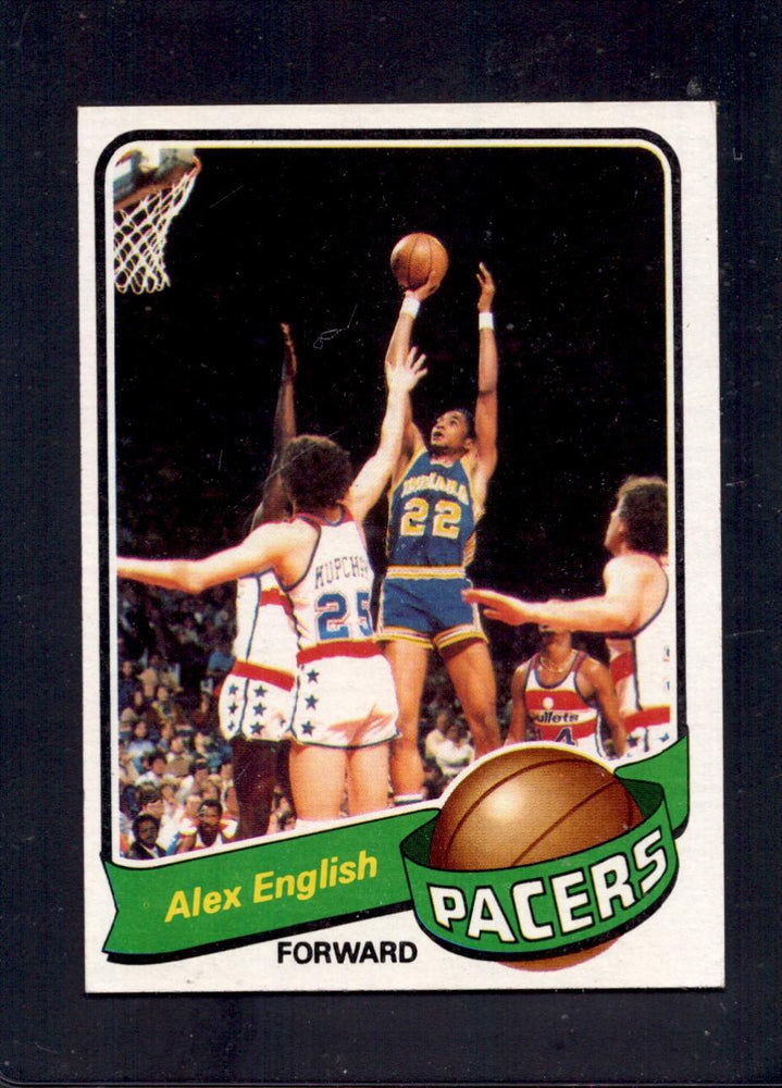 1979-80 Topps #31 Alex English Indiana Pacers Rookie Basketball Cards - RSA