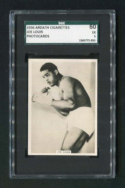 1936 Ardath Cigarettes Joe Luois SGC 60 Photocards Boxing Card - RSA