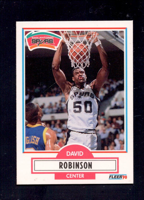 91103 Fleer #172 David Robinson San Antonio Spurs Rookie Basketball Cards - RSA