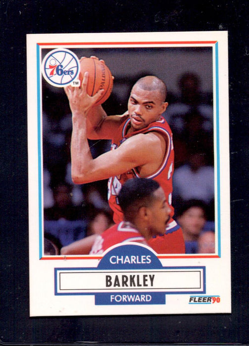 1990-91 Fleer #139 Charles Barkley Philadelphia 76ers Basketball Cards - RSA
