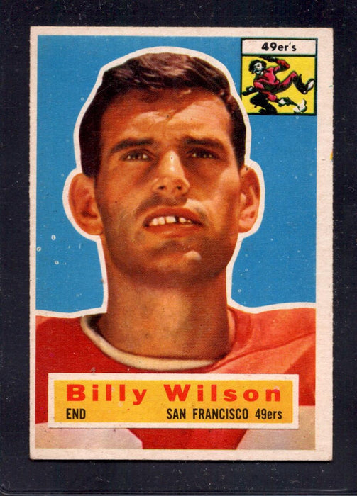1956 Topps #62 Billy Wilson 49ers Football Card - RSA