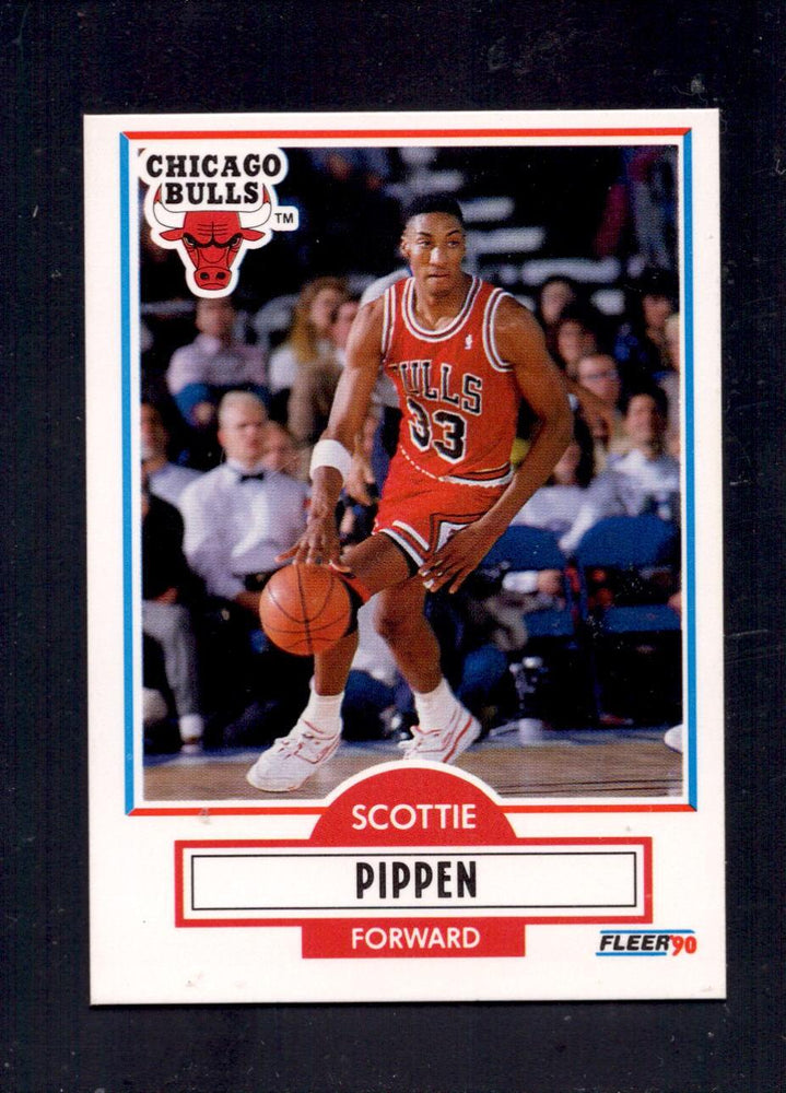 1990-91 Fleer #30 Scottie Pippen Chicago Bulls Basketball Cards - RSA