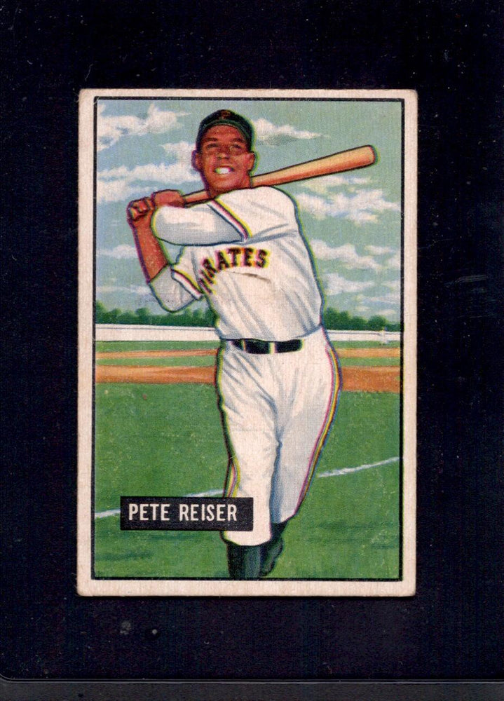 1951 Pete Reiser Bowman #238 Pirates Baseball Card - RSA