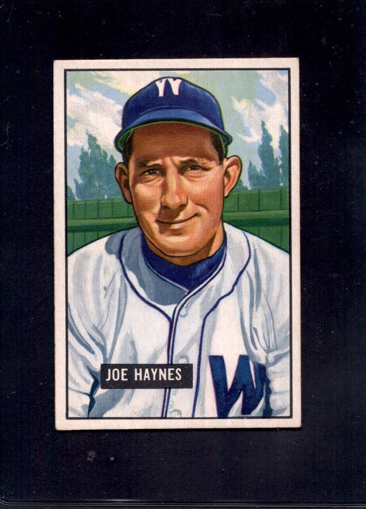 1951 Joe Haynes Bowman #240 Senators Baseball Card - RSA